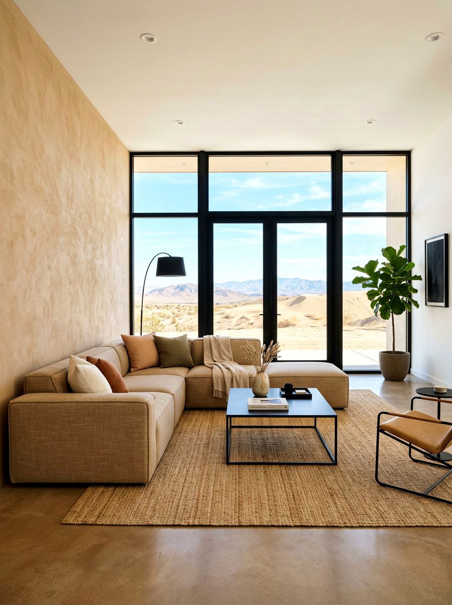 Modern sand living room furniture - 30 sand color living room ideas