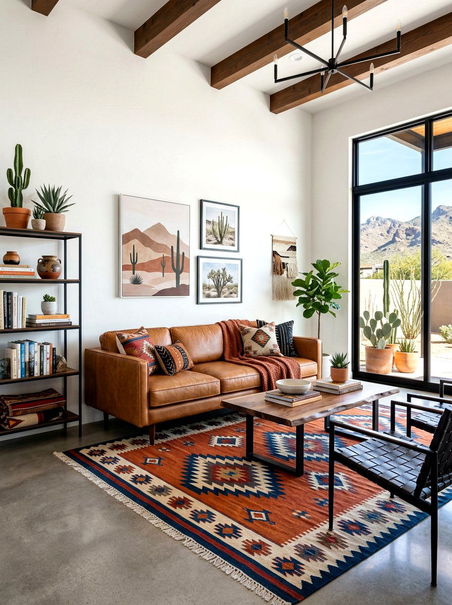 Modern southwestern living room - 30 southwestern living room ideas