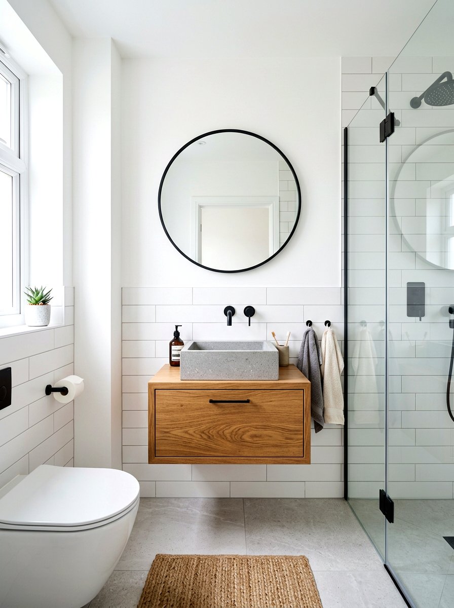 Modern square stone sink - 30 stone vessel sink ideas