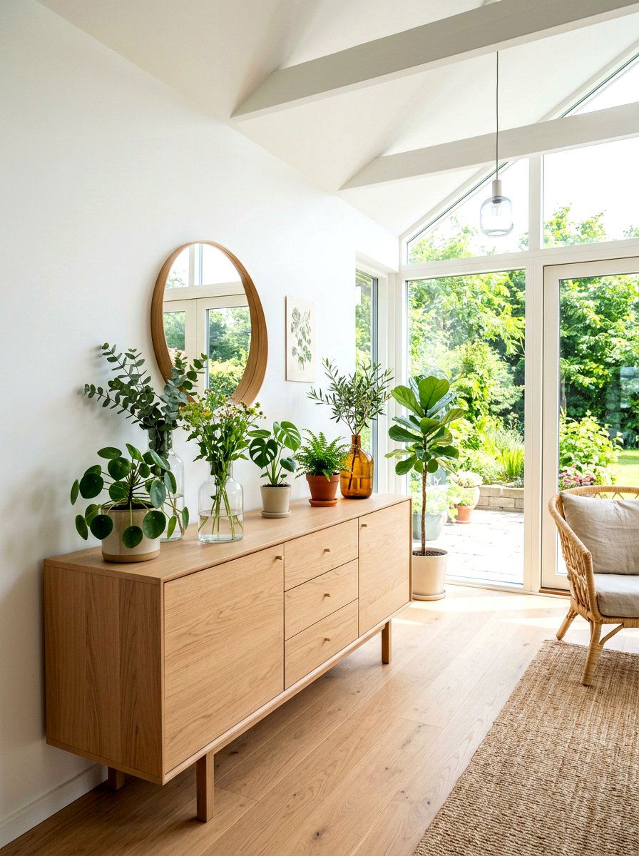 Modern sunroom sideboard - 30 sunroom furniture ideas