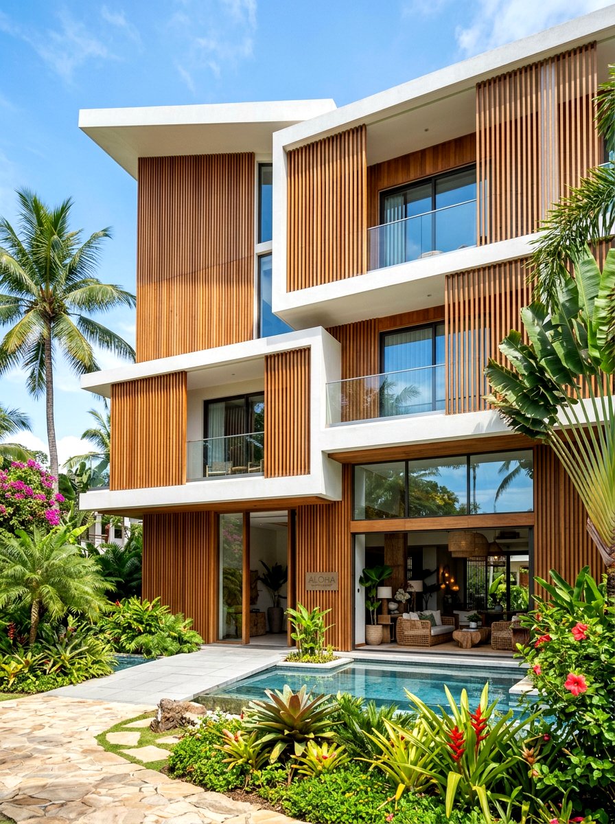 30 Coastal Exterior Ideas to Upgrade Home's Beachy Curb Appeal