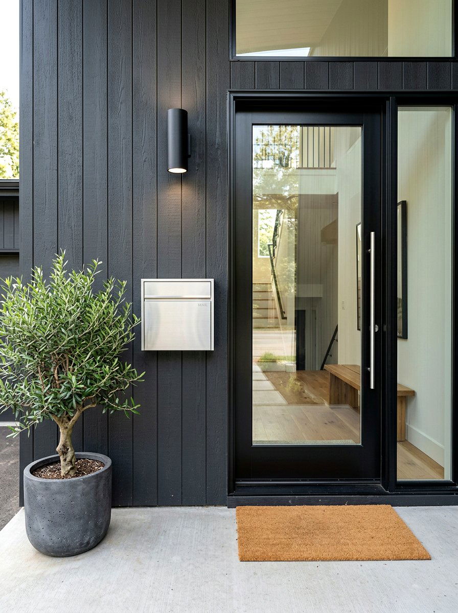 Modern wall mount mailbox - 30 modern mailbox ideas