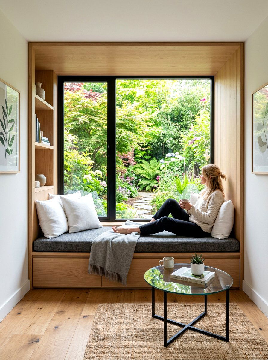 Modern window seat - 30 breakfast room bench ideas