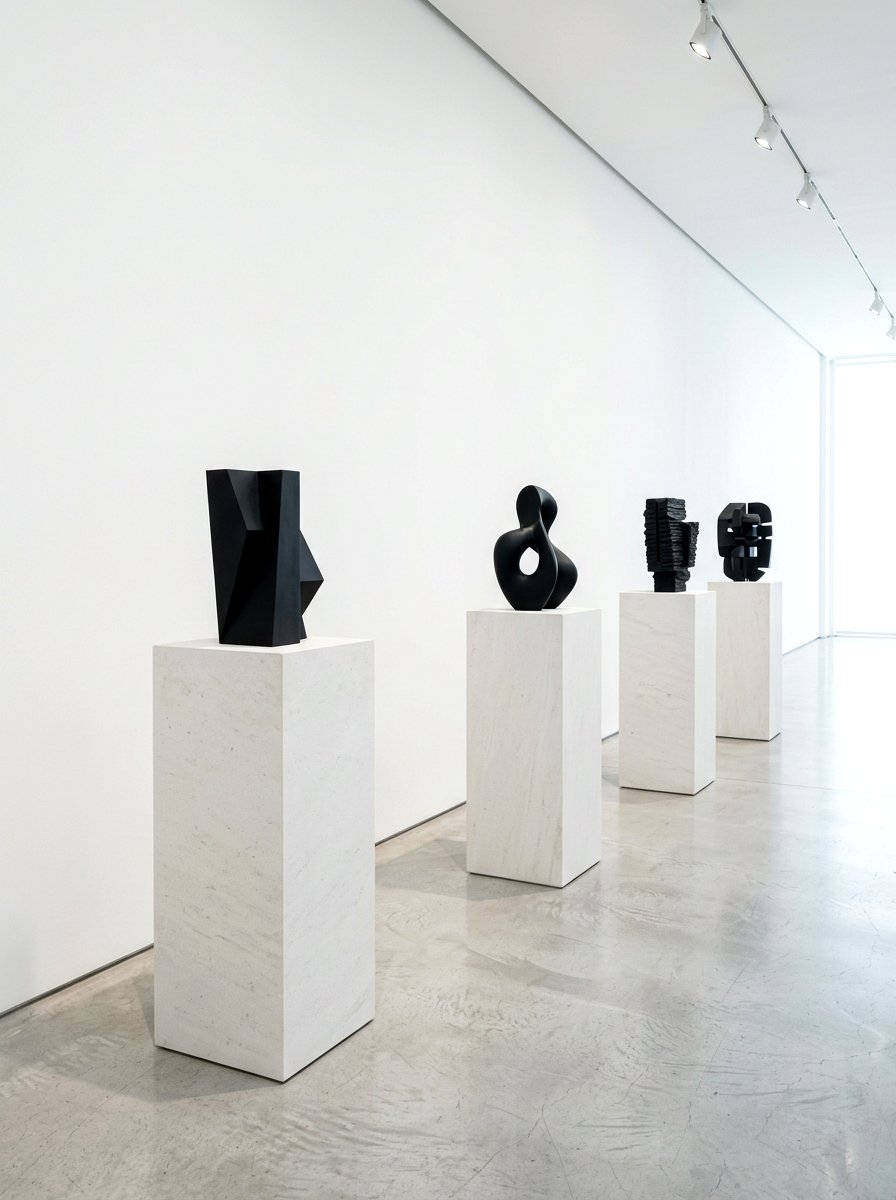 Modernist Stone Pedestal Gallery - 30 stone pedestal decor ideas