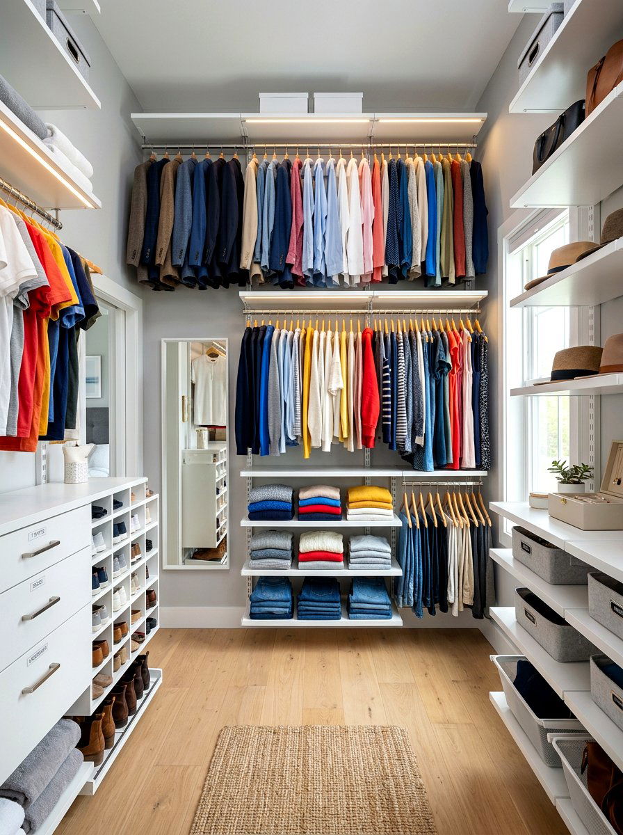 Modular Closet Organizer - 30 minimal closet organization ideas