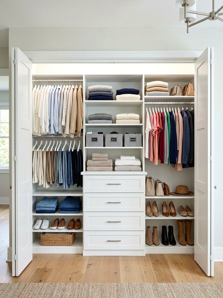 Modular Closet Tower - 30 closet organization ideas