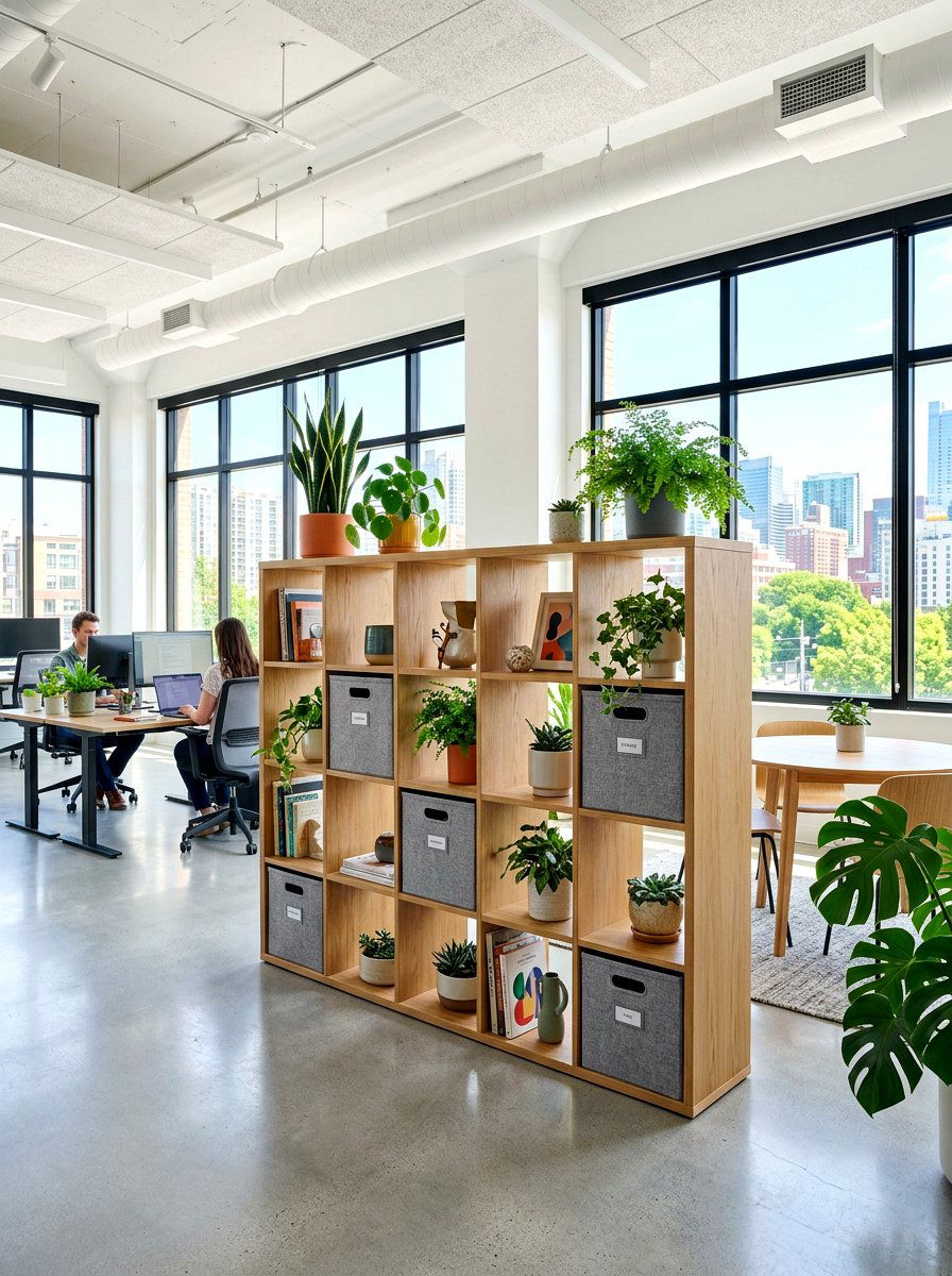 Modular Cube Shelving - 30 office supply storage ideas