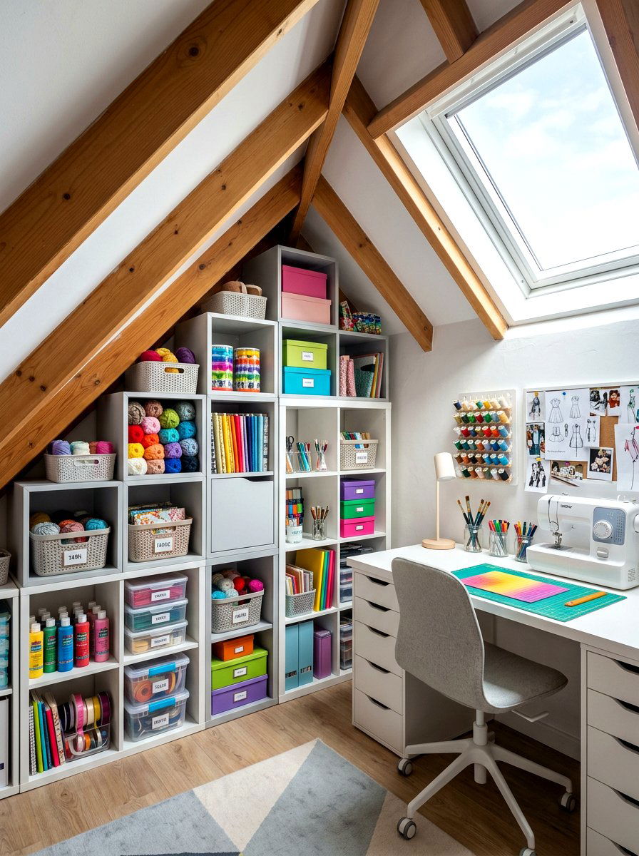 Modular Eaves Storage - 30 eaves storage ideas