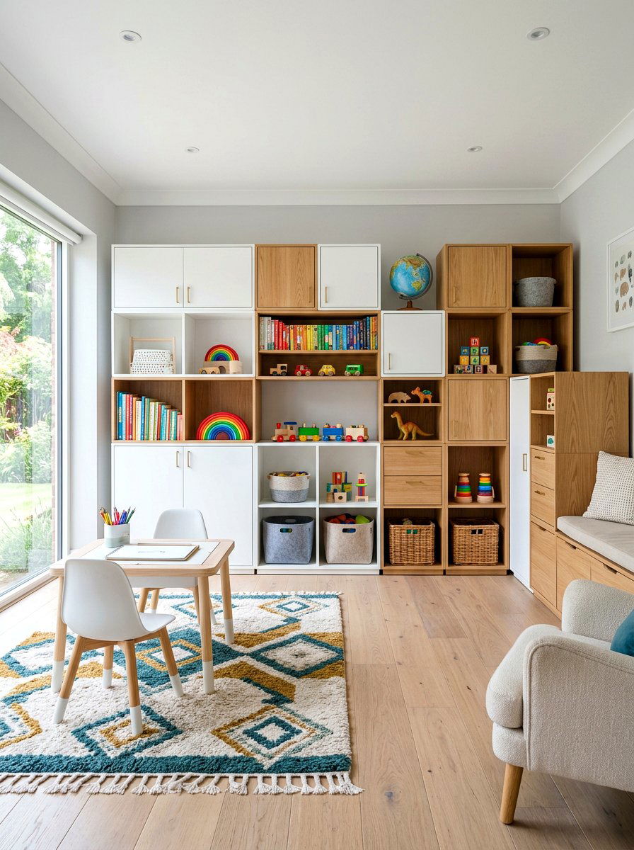Modular Furniture Layout - 30 toy rotation storage ideas