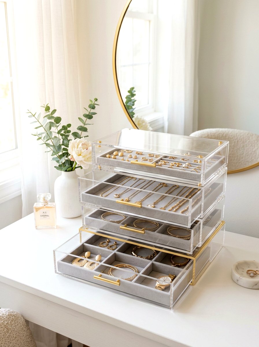 Modular Jewelry Box - 30 modular apartment storage ideas