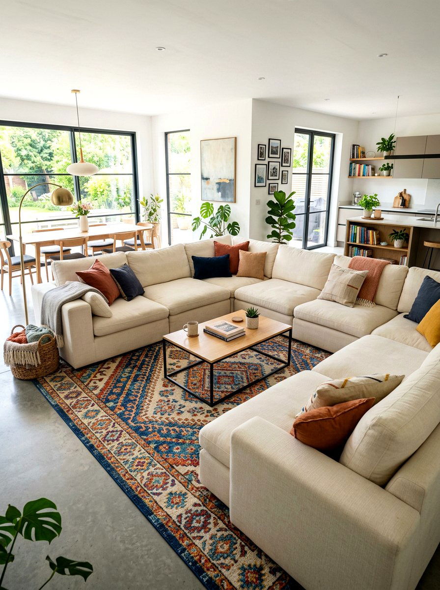 Modular Living Area With Sectional Sofa - 30 micro living ideas