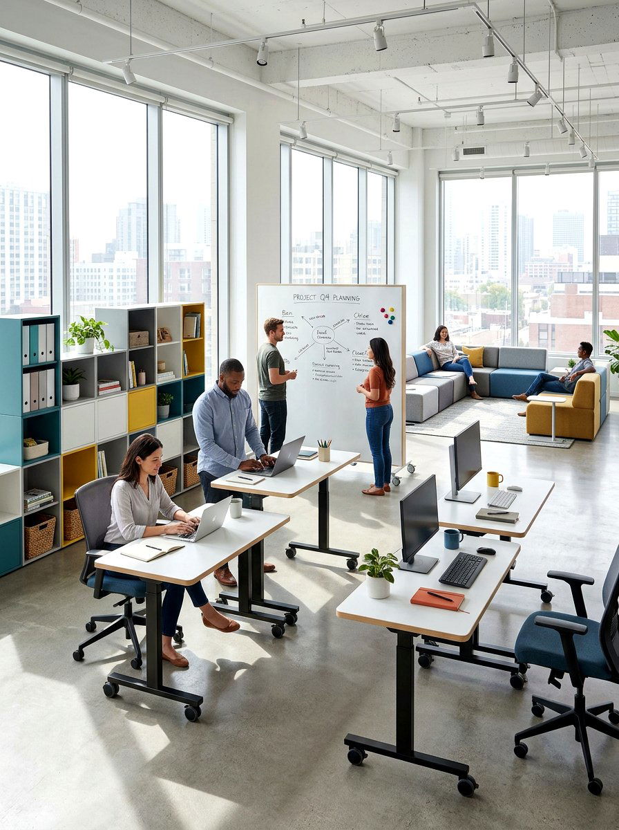 Modular Office Furniture - 30 creative studio office ideas