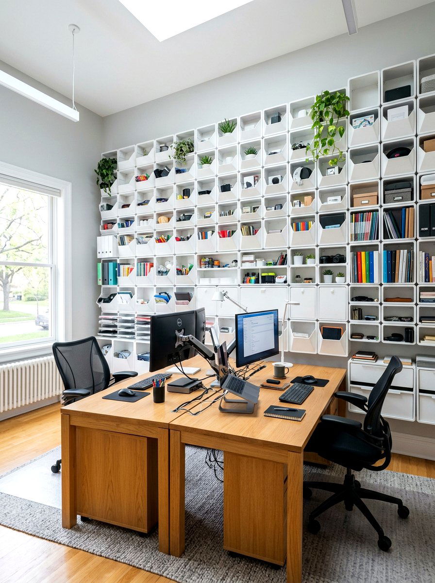 Modular Office Wall System - 30 paper file wall ideas