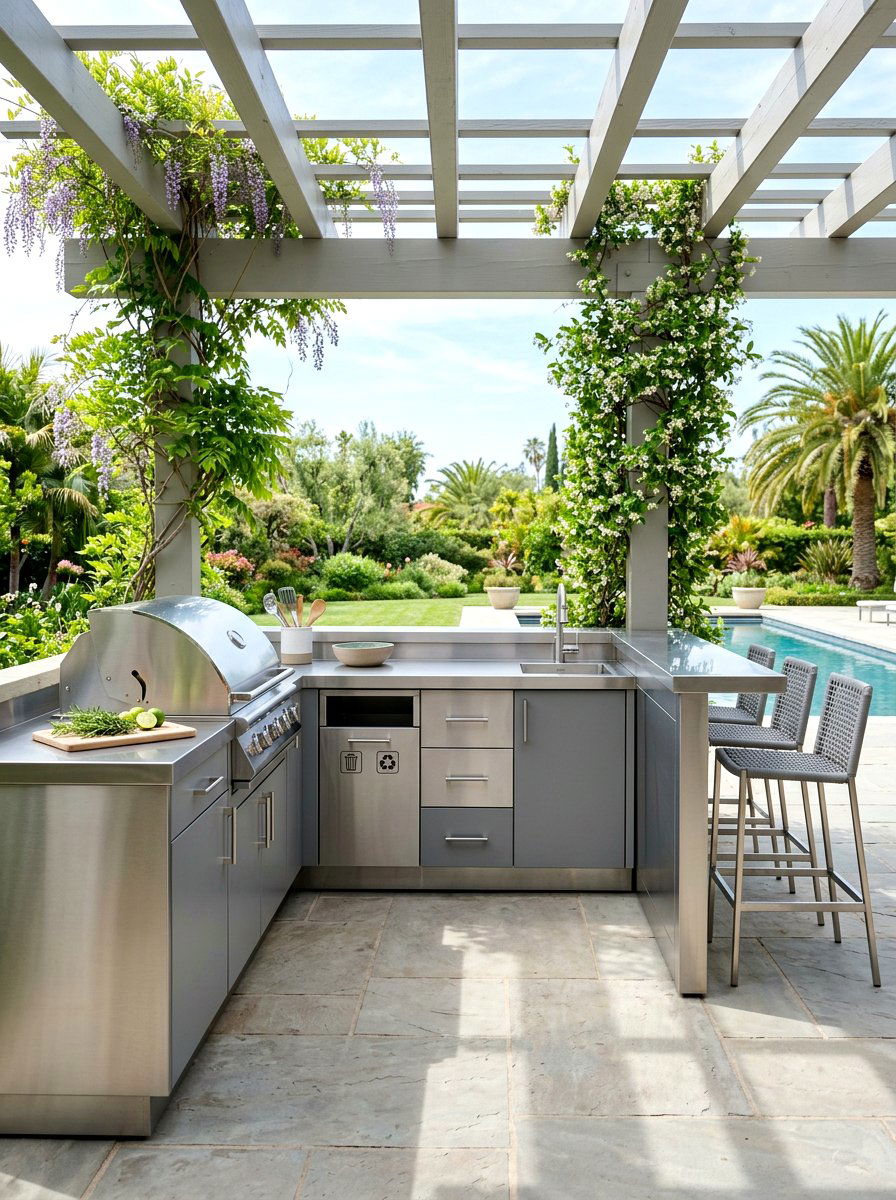 Modular Outdoor Kitchen Cabinet - 30 patio storage cabinet ideas