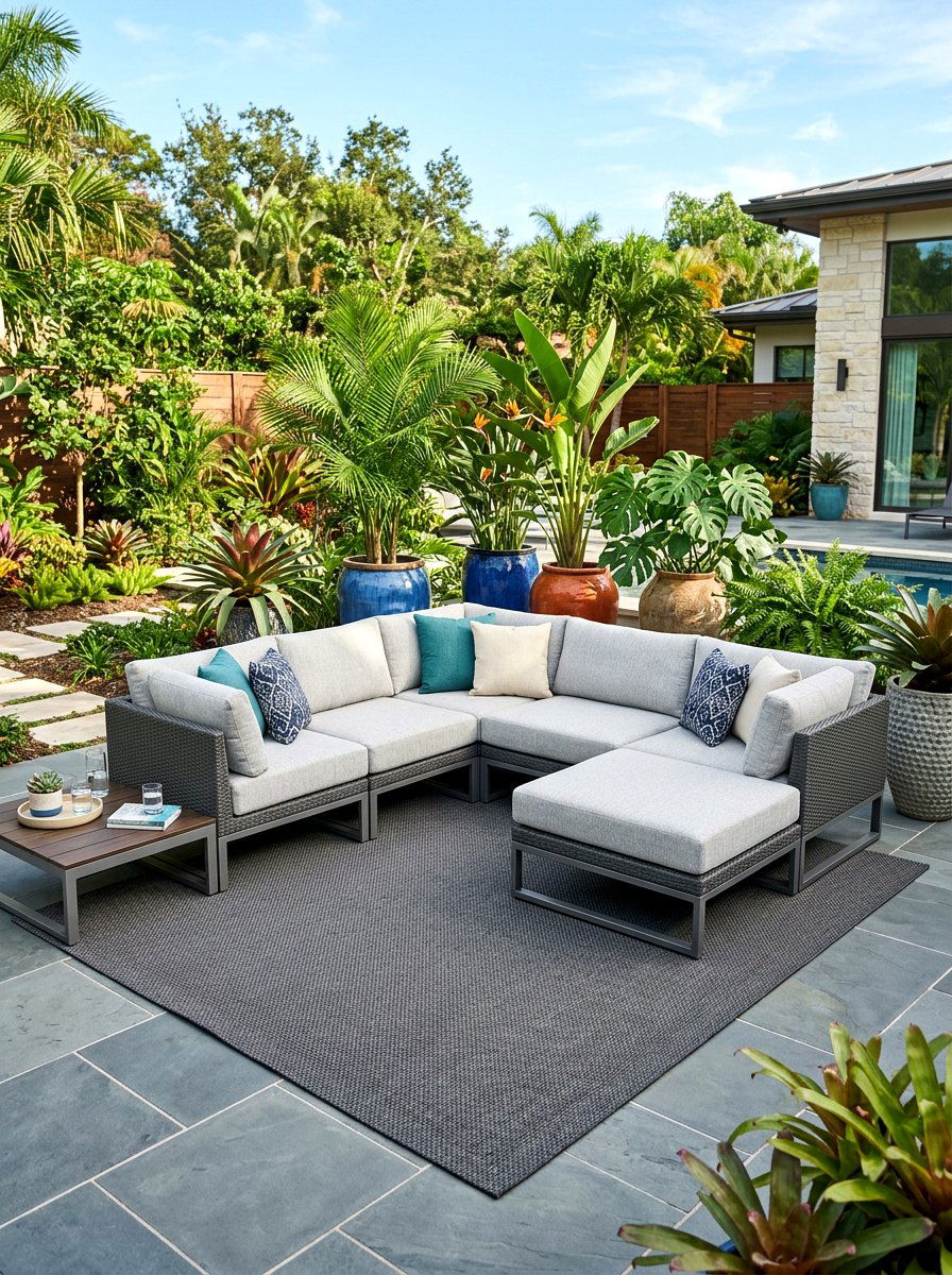 Modular Outdoor Sectional - 30 modern outdoor furniture ideas