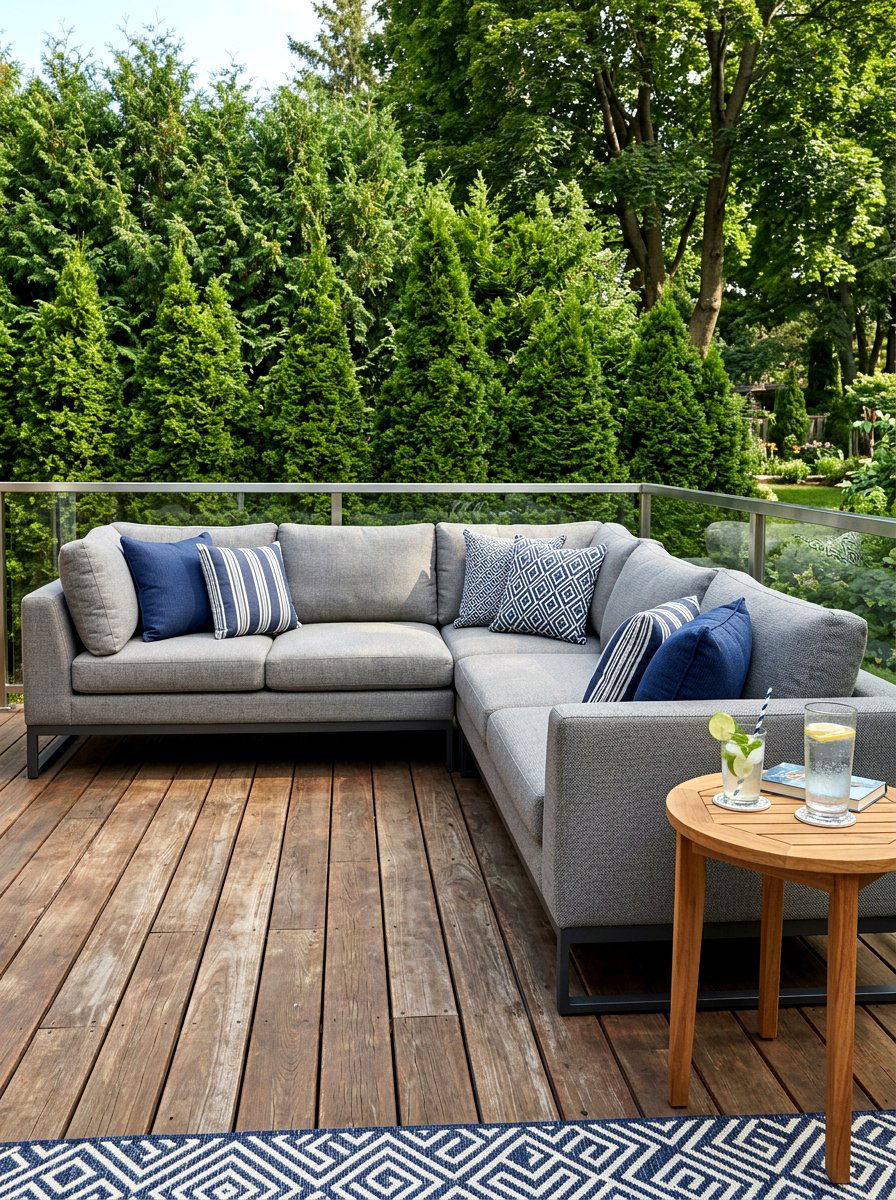 Modular Outdoor Sectional - 30 summer patio hosting ideas