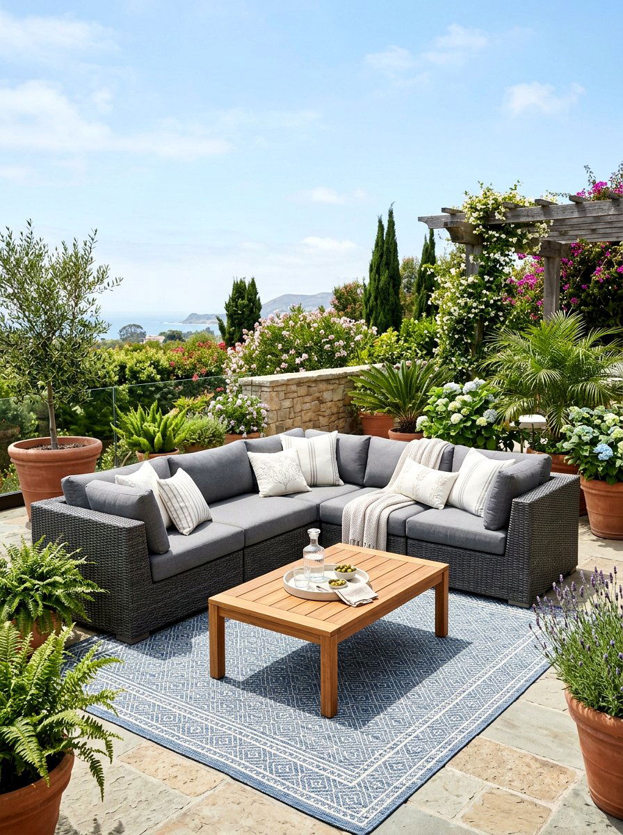 Modular Outdoor Sectional - 30 terrace seating ideas