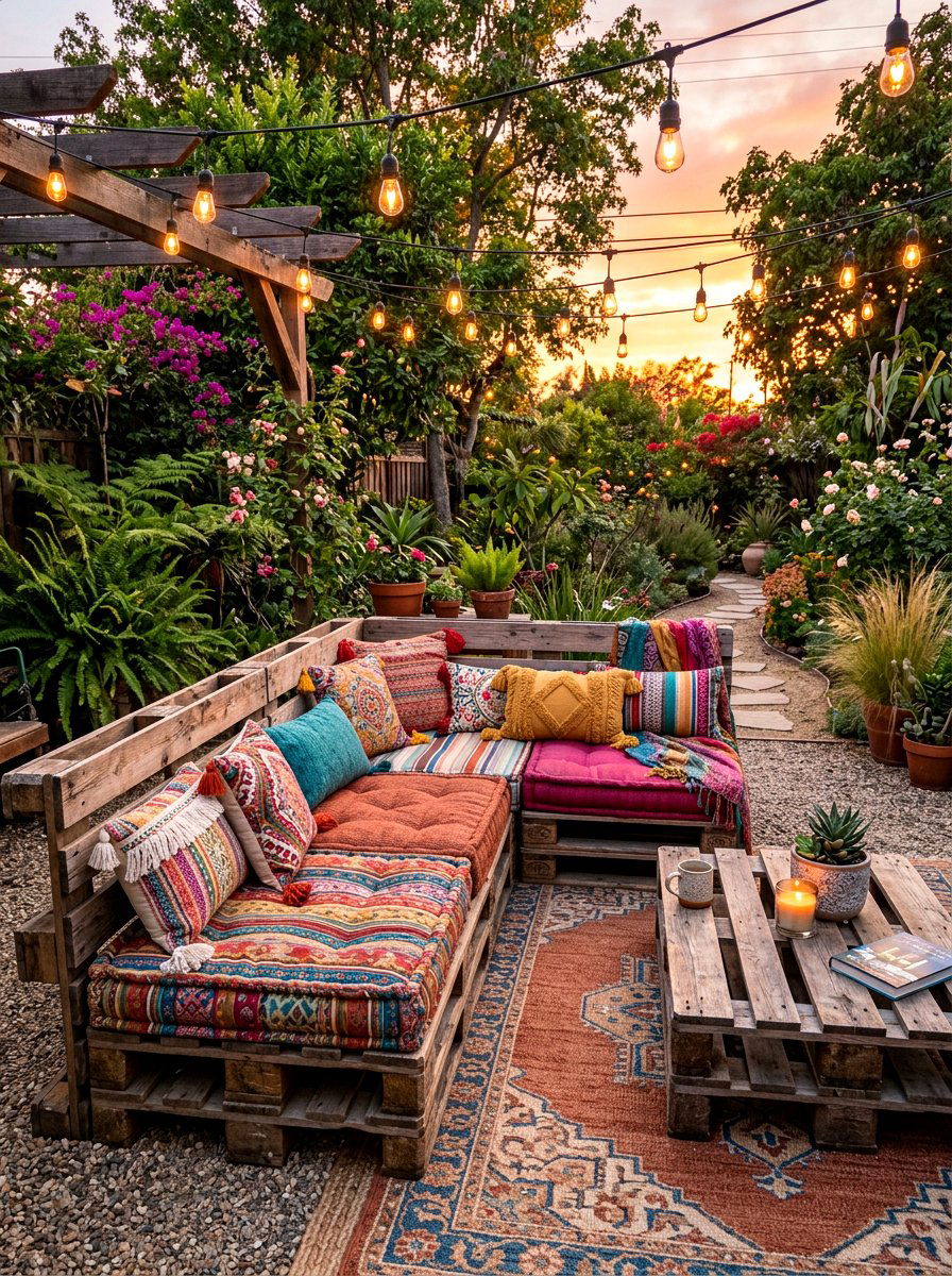 Modular Pallet Outdoor Seating - 30 modular outdoor seating ideas