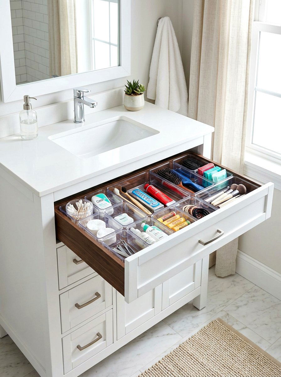 Modular Plastic Drawer Inserts - 30 bathroom drawer inserts ideas