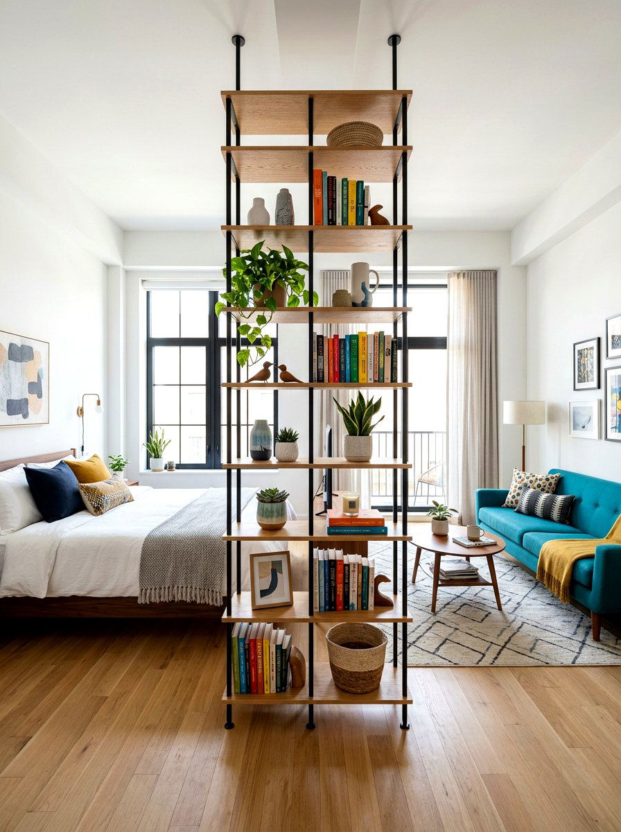 Modular Room Divider - 30 modular apartment storage ideas