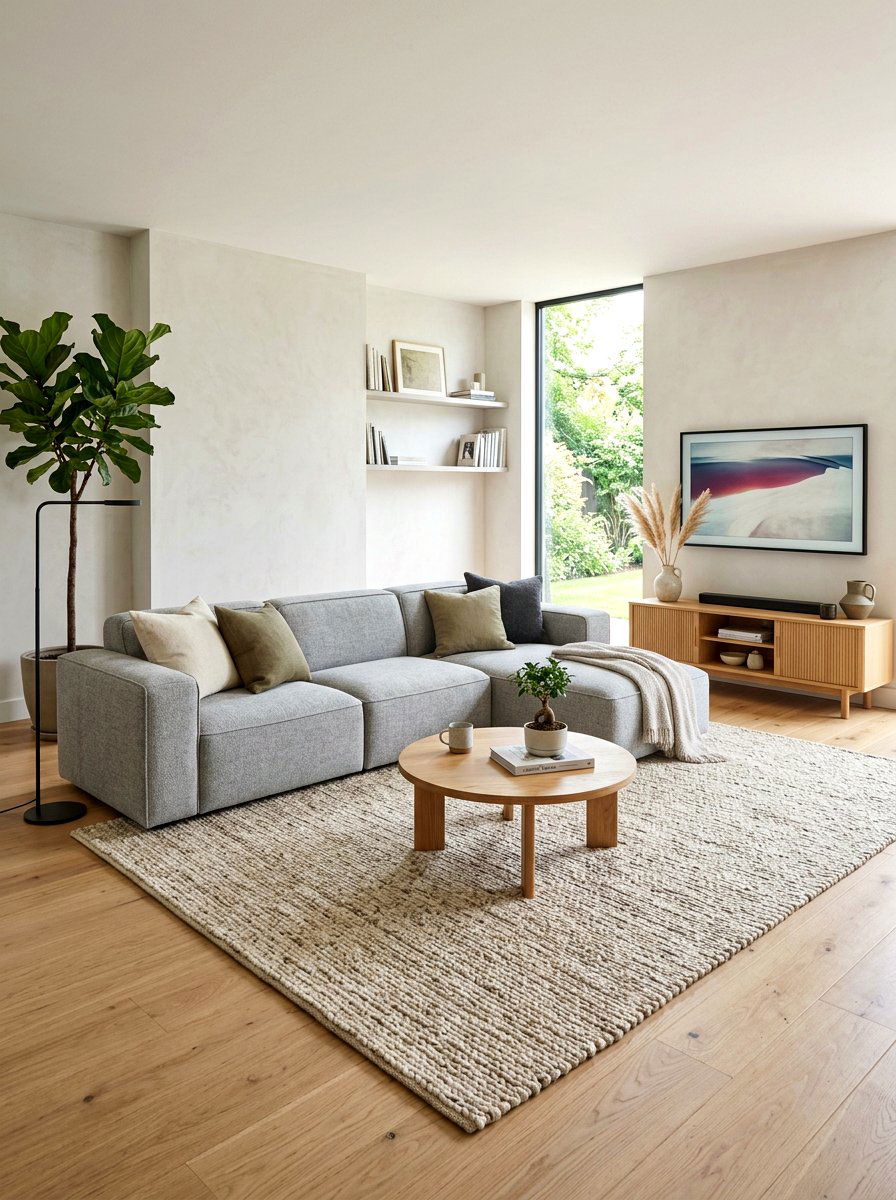 Modular Seating Area - 30 Japandi decor ideas