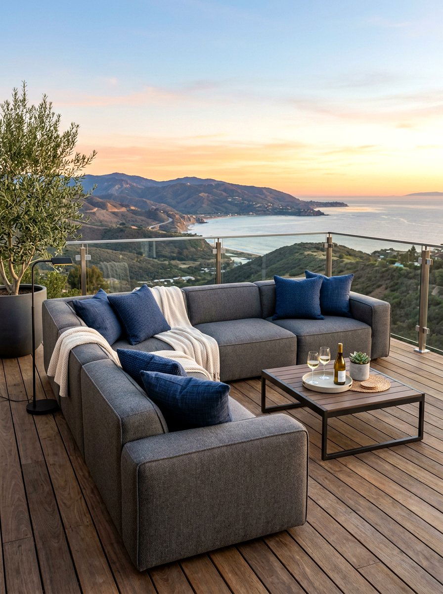 Modular Sectional Sofa - 30 backyard furniture ideas