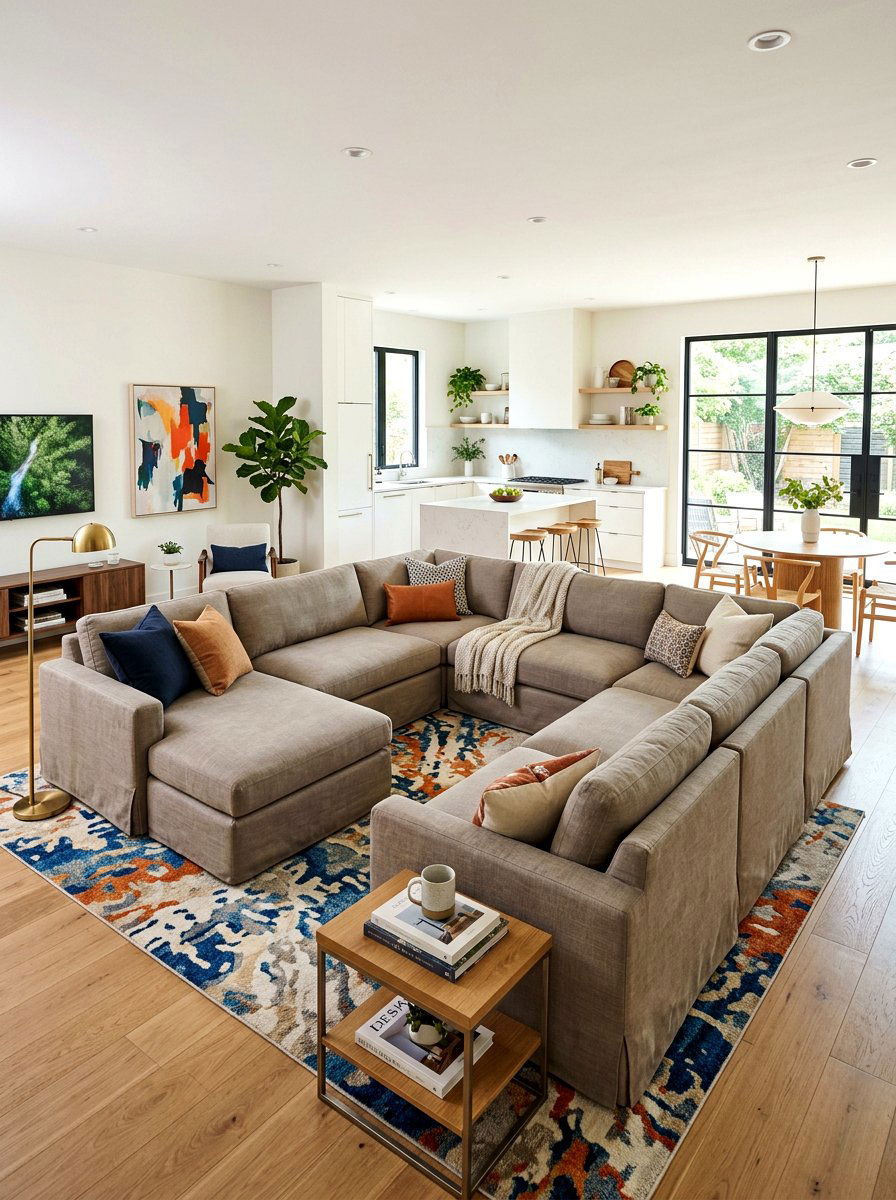 Modular Slipcovered Sectional - 30 slipcovered sofa ideas