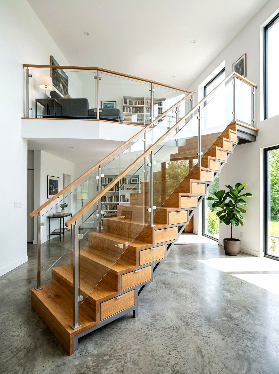 Modular Staircase Units - 30 modular apartment storage ideas