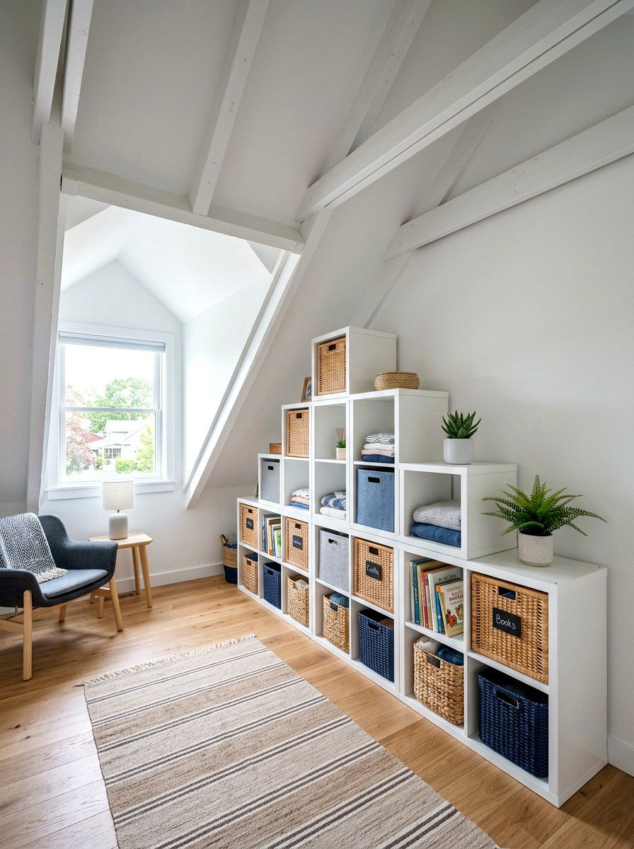 Modular Storage Cube - 30 attic storage ideas