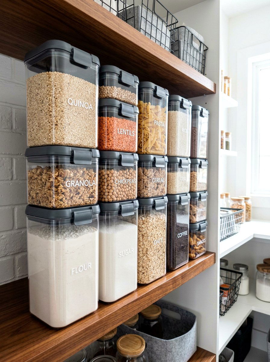 Modular Storage System - 30 refill station pantry ideas