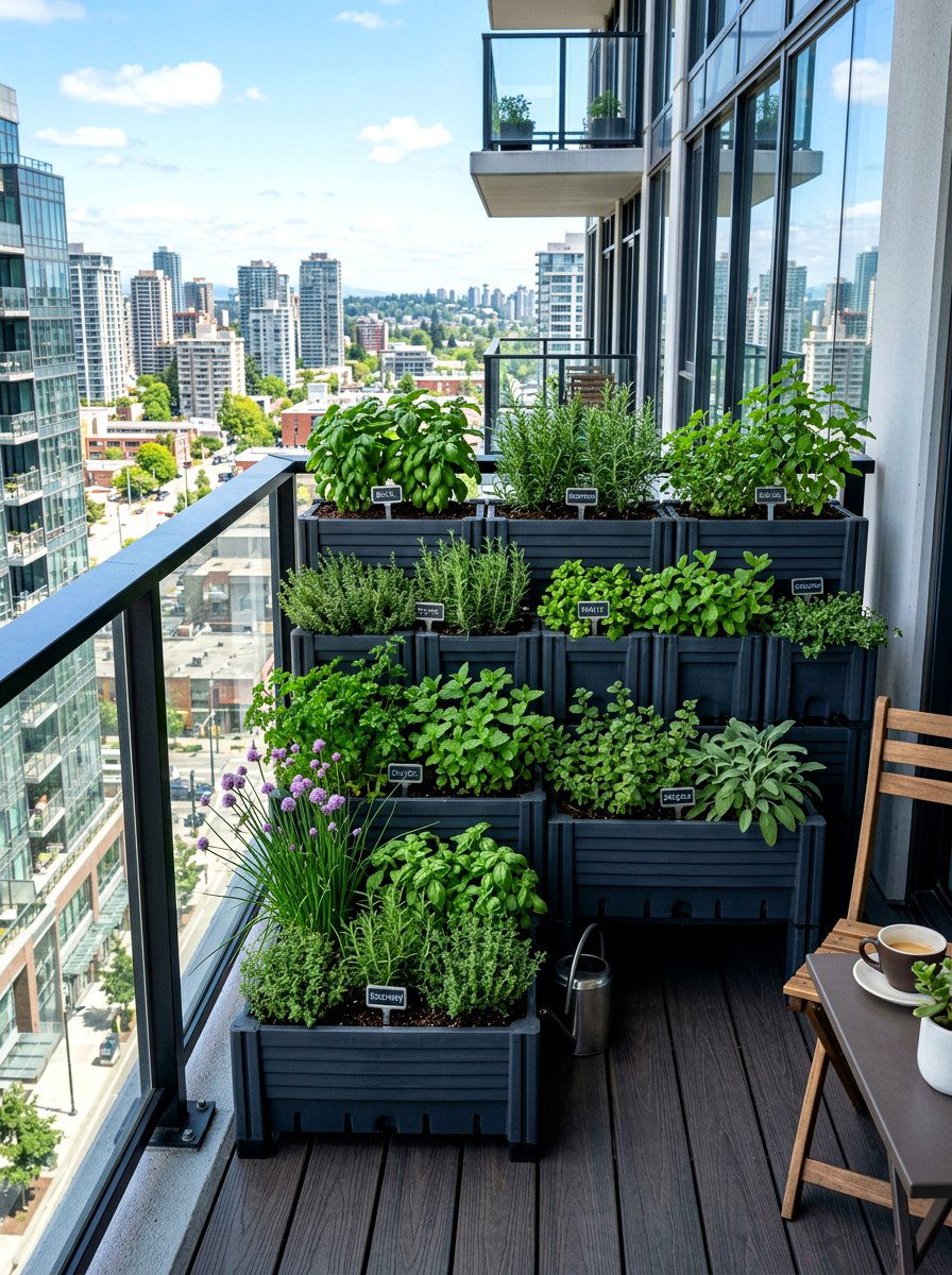 Modular Tiered Garden System - 30 tiered herb planter ideas