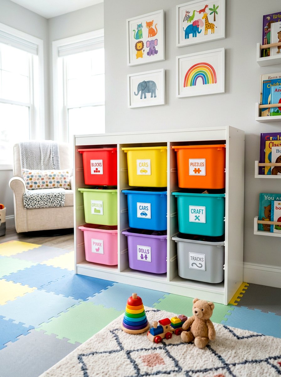 Modular Toy Bins - 30 modular apartment storage ideas