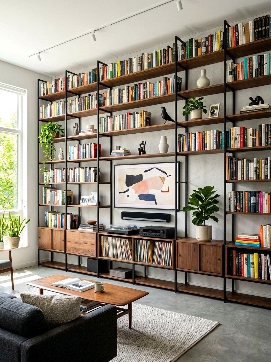 Modular Wall Shelving - 30 flexible apartment furniture ideas