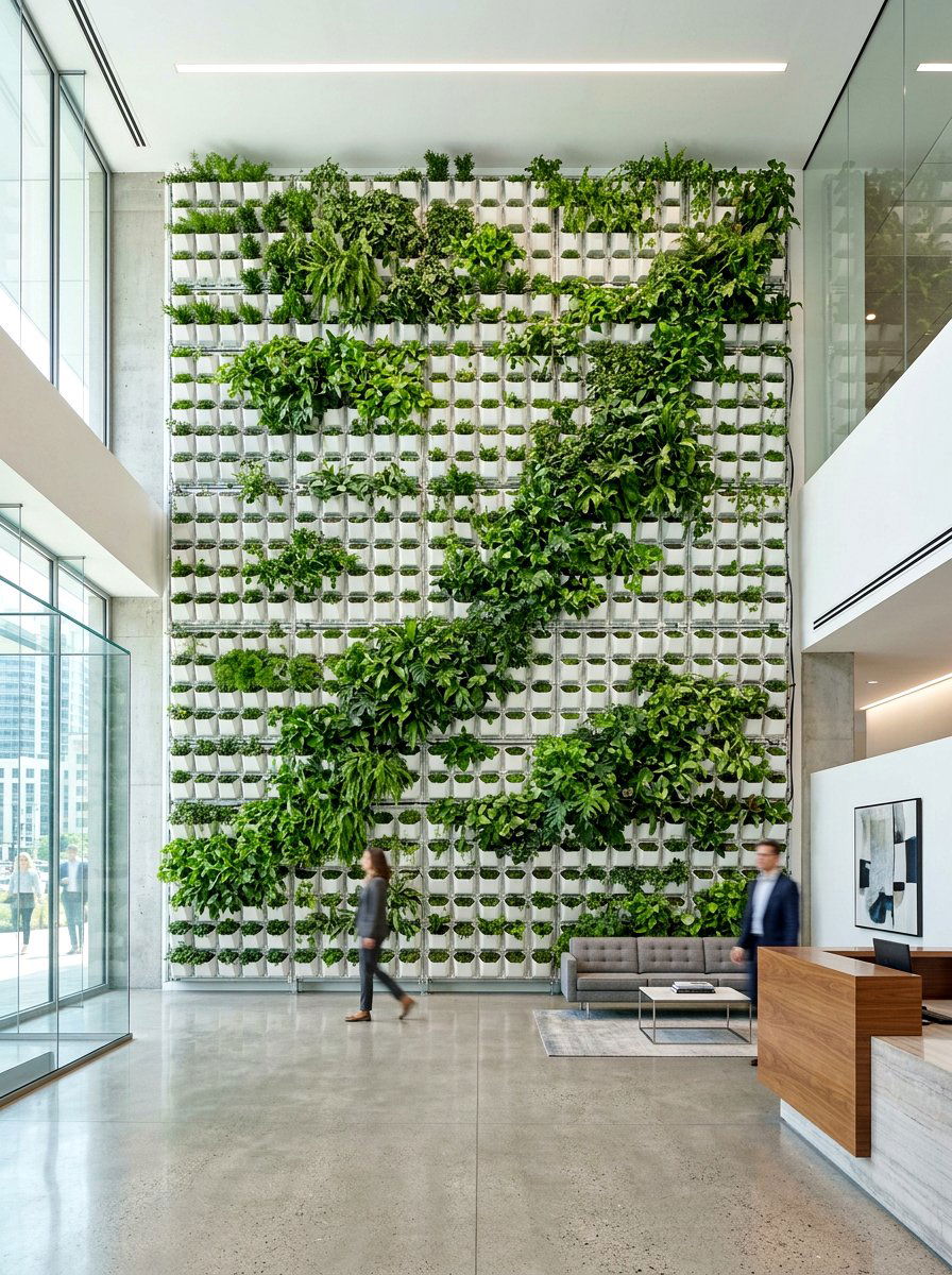 Modular Wall Vertical Garden - 30 small vertical garden ideas