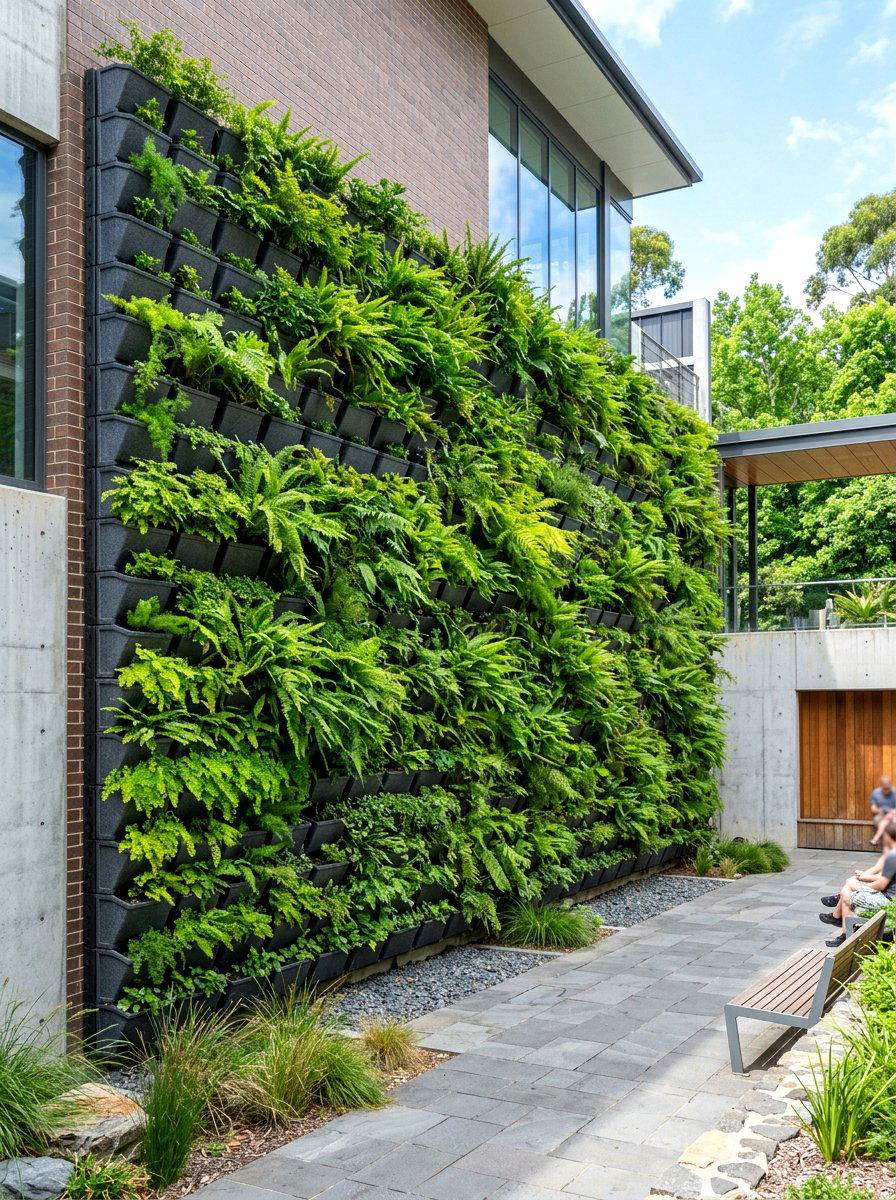 Modular Wall Vertical Planter Box - 30 vertical planter box ideas