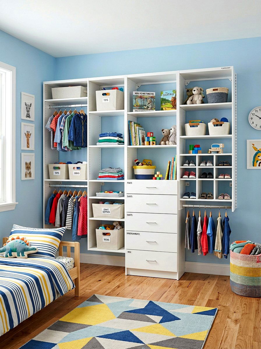 Modular closet kit - 30 kids closet system ideas