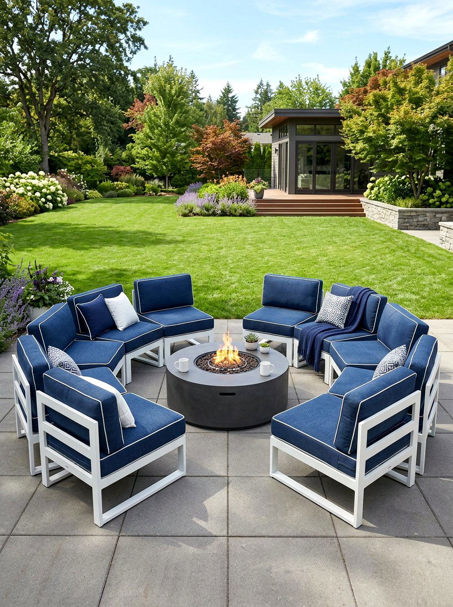 Modular patio seating - 30 modern patio sectional ideas