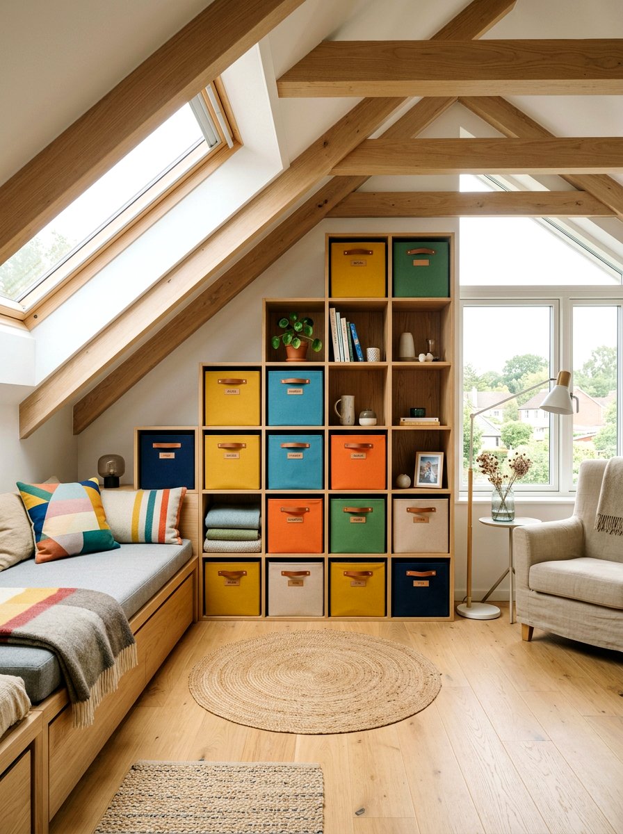 30 Attic Bedroom Storage Ideas to Tame Clutter and Get Organized