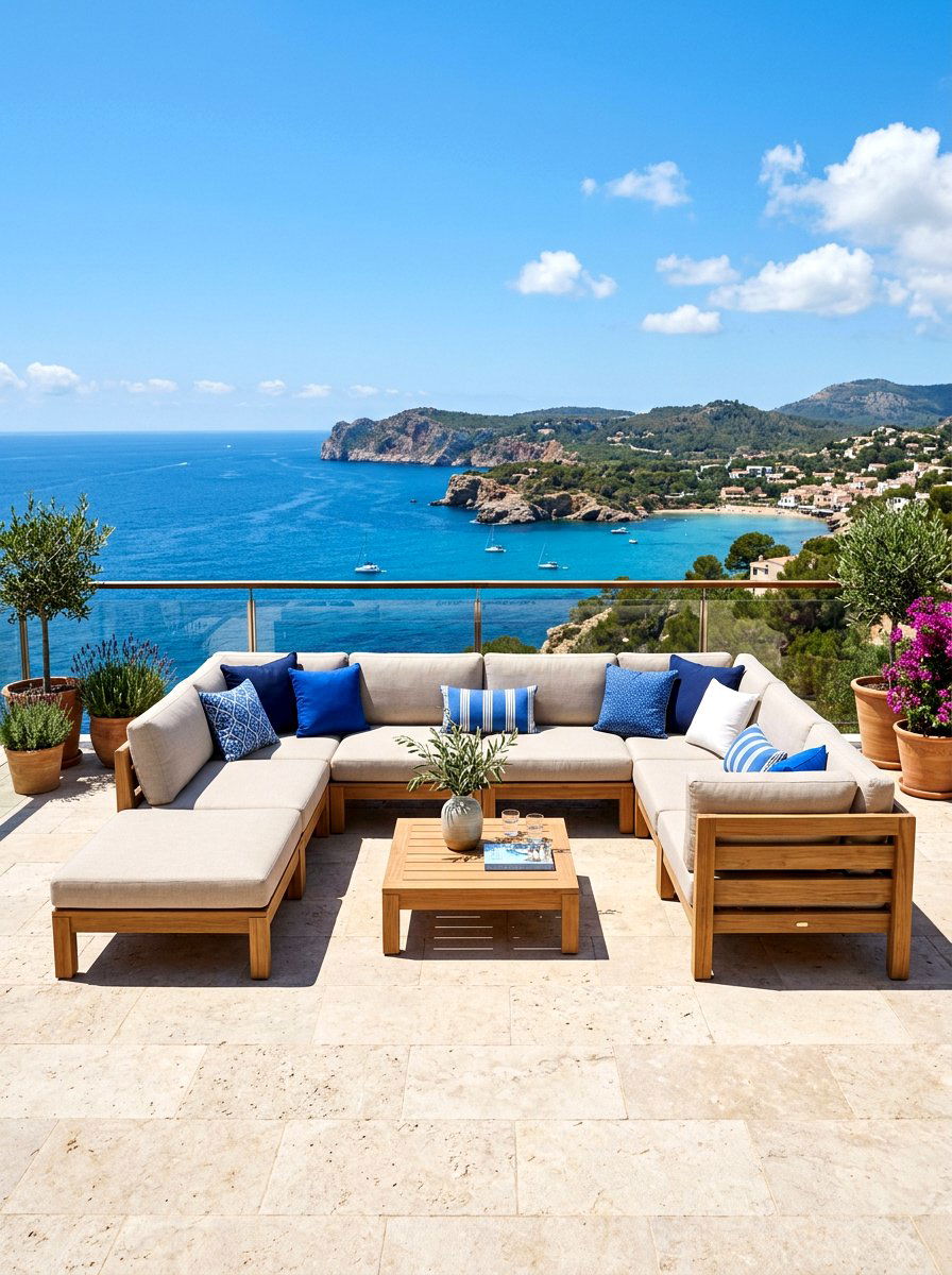 Modular wood sofa - 30 wooden patio furniture ideas