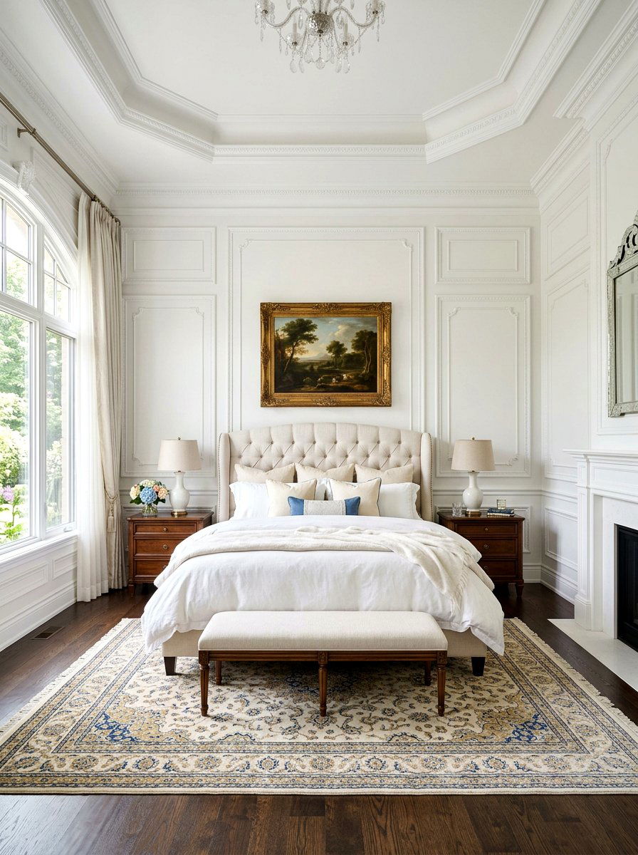 Molded Picture Frame - 30 headboard wall ideas