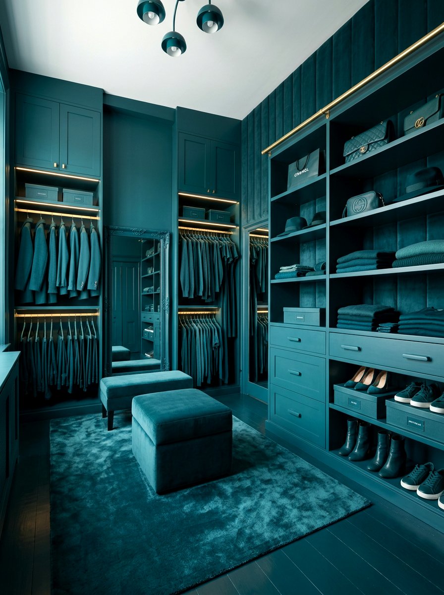 Monochromatic Closet - 30 color coordinated closet ideas
