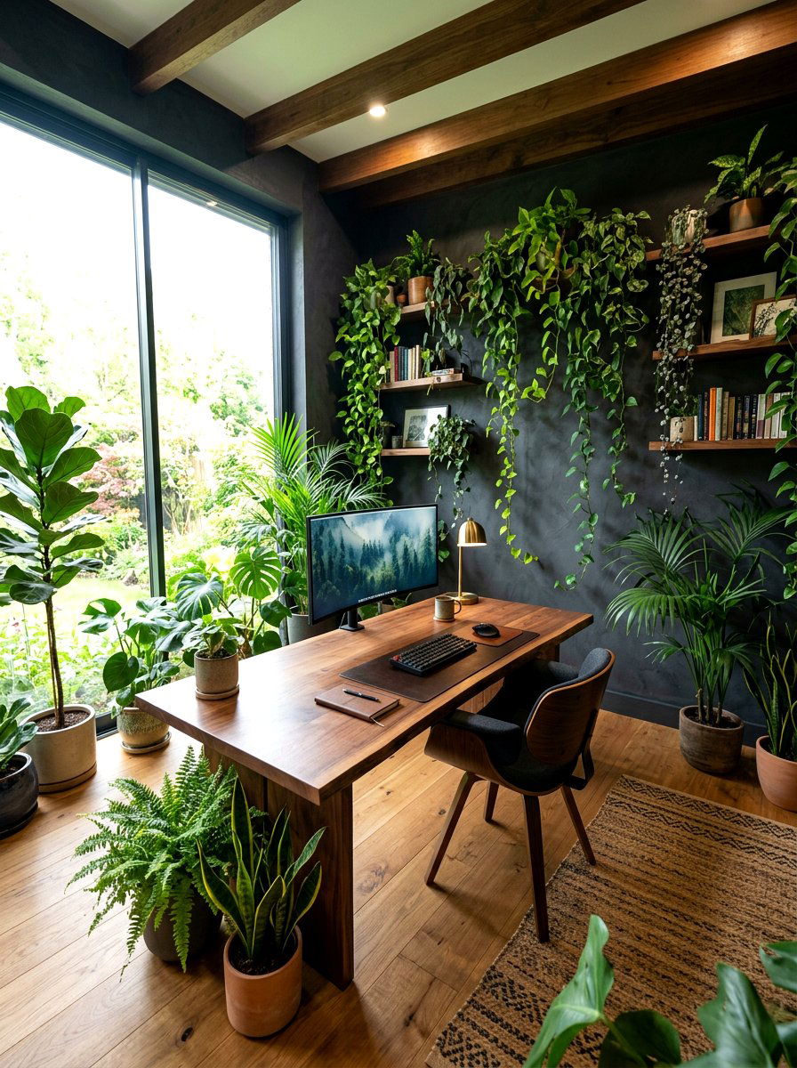 Monochromatic Moody Living Room - 30 moody living room ideas