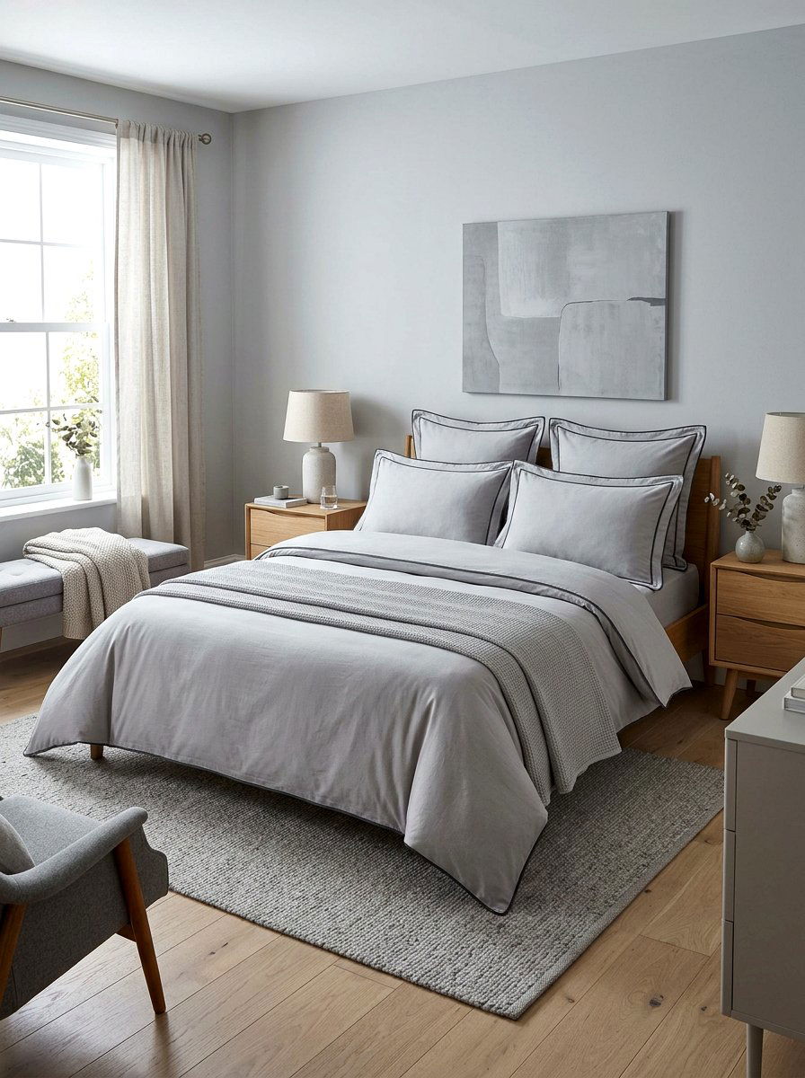 Monochromatic Piped Bedding - 30 piped bedding ideas