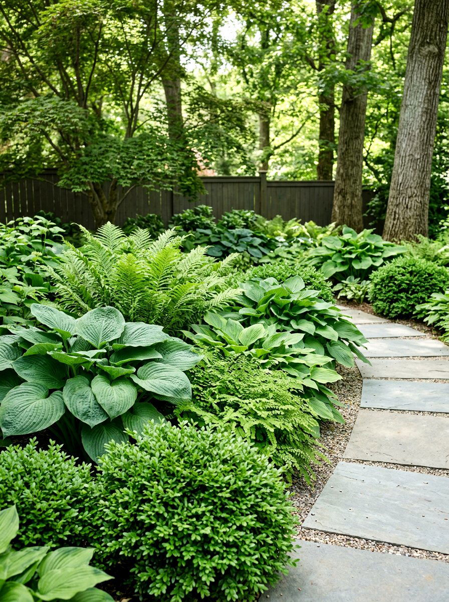 Monochromatic Plant Palette - 30 modern landscaping ideas