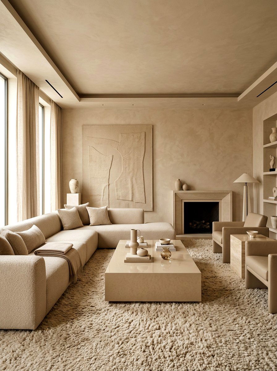 Monochrome Living Room - 30 neutral living room ideas