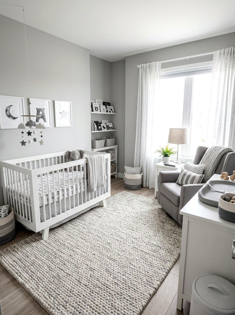Monochrome Nursery - 30 viral nursery ideas