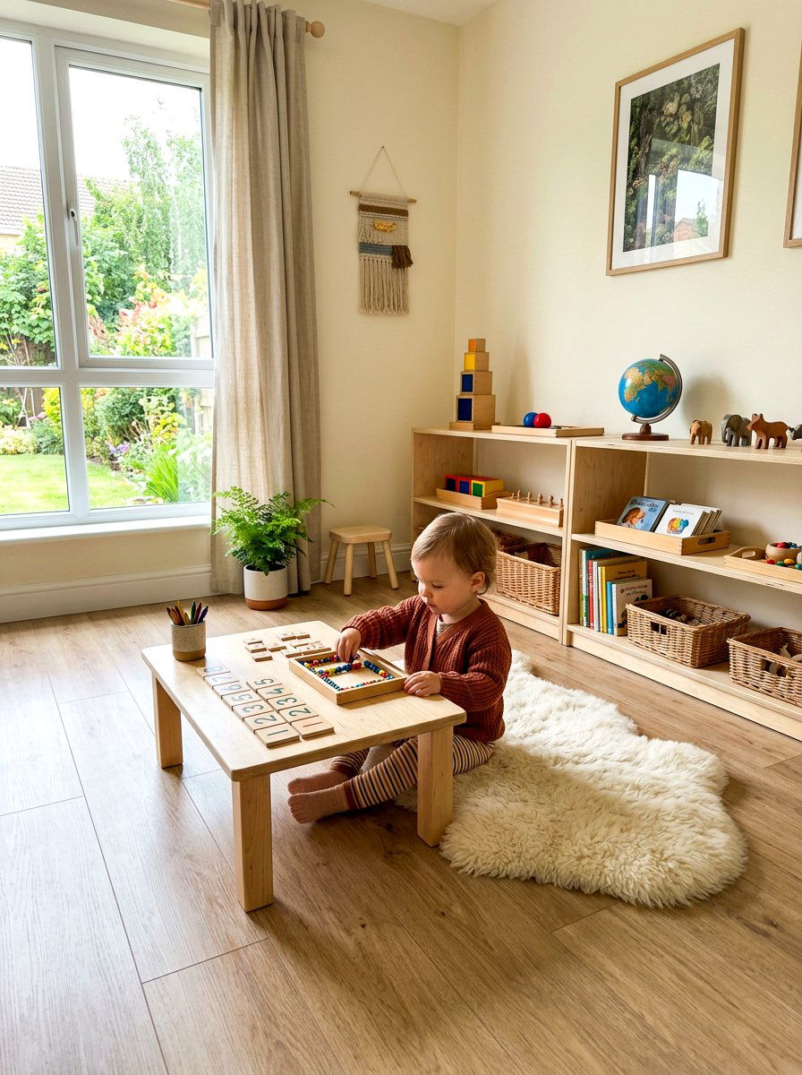 Montessori Floor Desk - 30 homework station ideas