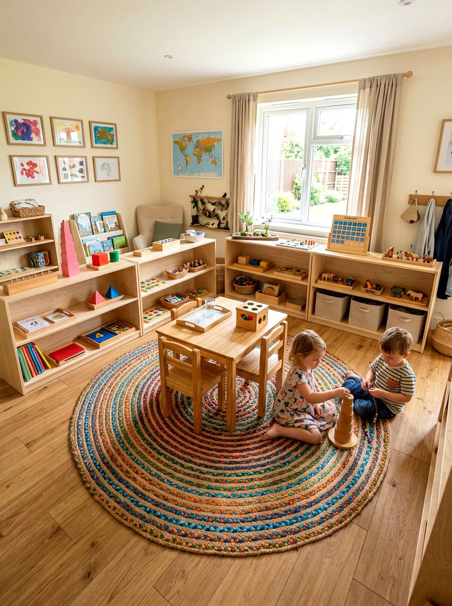 Montessori Play Area - 30 montessori bedroom ideas