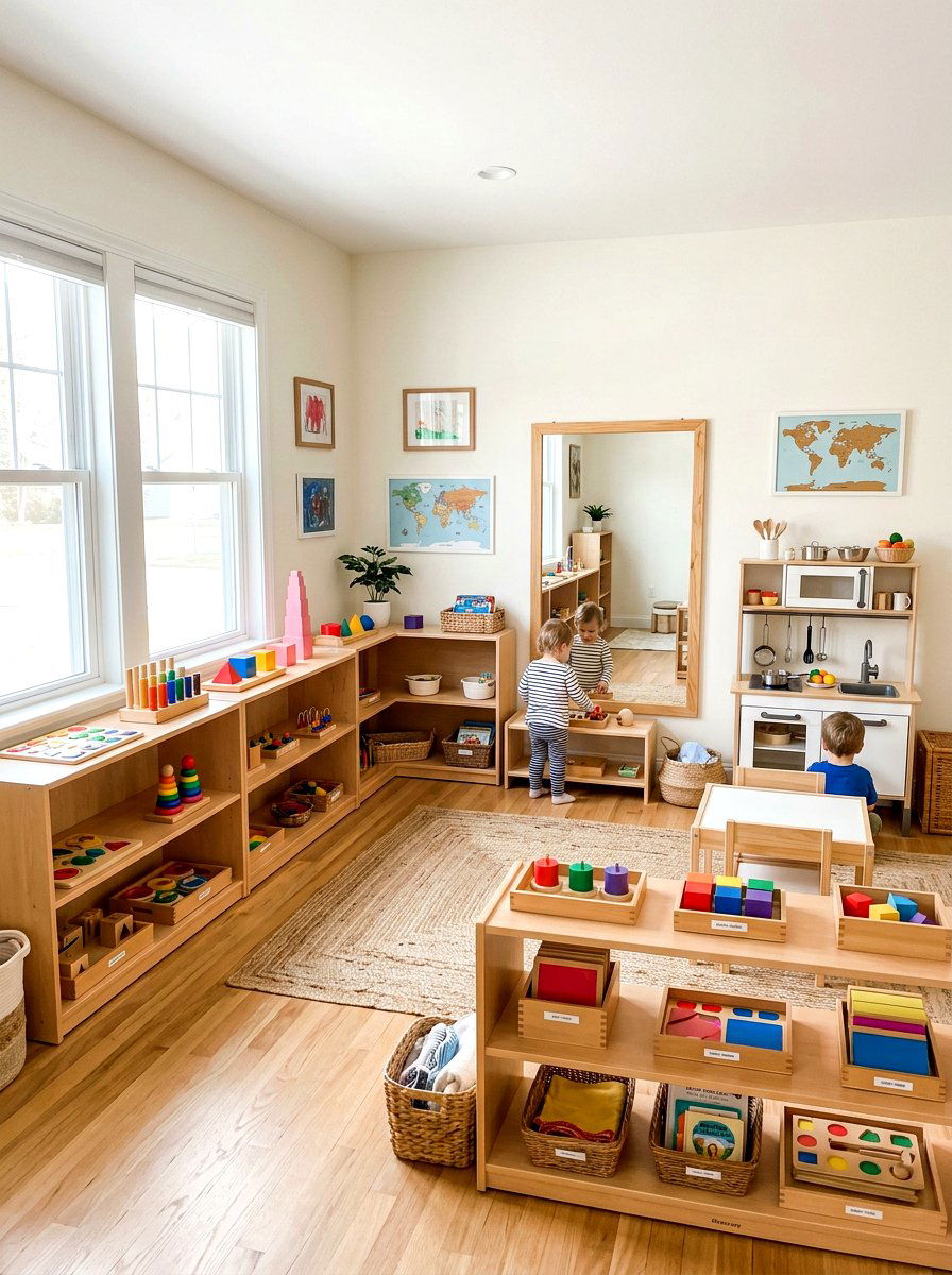 Montessori Shared Playroom - 30 children shared playroom ideas