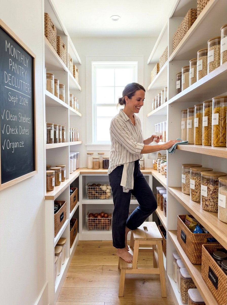 Monthly Pantry Declutter Routine - 30 pantry reset ideas